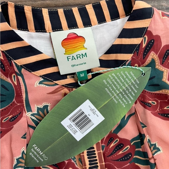 FARM Rio Multicolor Floral Mini Dress - Picture 6 of 7